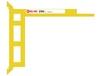 WALL BRACKETED - FULL CANTILEVER ENCLOSED TRACK JIB CRANE