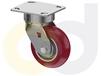 CASTERDEPOT ERGONOMIC, TOP PLATE CASTERS - POLY ON ALUMINUM WHEEL - CAPACITIES UP TO 1500 LBS.