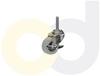 THREADED STEM CASTERS - THERMO-RUBBER WHEELS