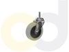 THREADED STEM CASTERS - THERMO-RUBBER WHEELS