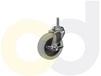 THREADED STEM CASTERS - THERMO-RUBBER WHEELS
