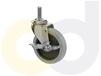 THREADED STEM CASTERS - THERMO-RUBBER WHEELS