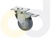 CASTERDEPOT TOP PLATE CASTERS - THERMO-RUBBER WHEEL - CAPACITIES UP TO 325 LBS.