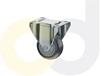 ZINC PLATED CASTERS - THERMO-URETHANE WHEELS