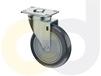 ZINC PLATED CASTERS - THERMO-URETHANE WHEELS