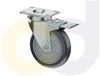 ZINC PLATED CASTERS - THERMO-URETHANE WHEELS