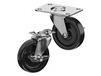 CASTERDEPOT TOP PLATE CASTERS - POLYOLEFIN WHEEL - CAPACITIES UP TO 120 LBS.