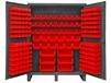 HEAVY DUTY STORAGE CABINETS WITH HOOK-ON BINS