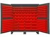 HEAVY DUTY STORAGE CABINETS WITH HOOK-ON BINS