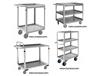 STAINLESS STEEL SHELF STOCK CARTS
