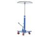 HYDRAULIC POST TABLES WITH ROUNDED TOPS