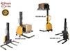 NARROW MAST STACKERS WITH POWER LIFT