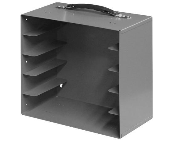 STEEL BOX RACKS AND OPTIONS FOR PLASTIC BOXES