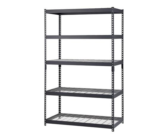 HEAVY-DUTY STEEL SHELVING RACKS