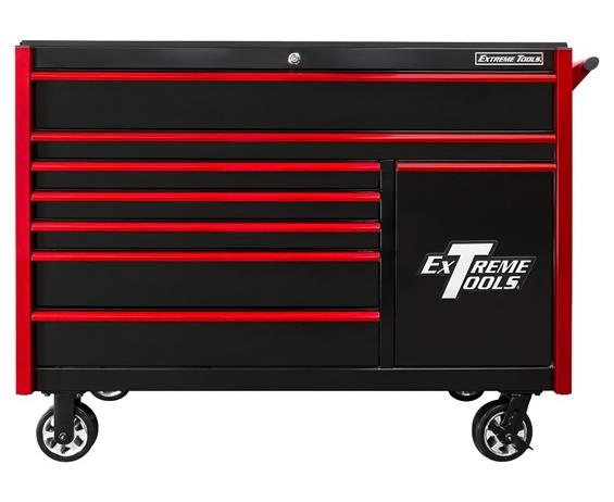 DX SERIES ROLLER CABINET WITH POWER TOOL DRAWER &amp; EXTREME POWER WORKSTATION® HUTCH