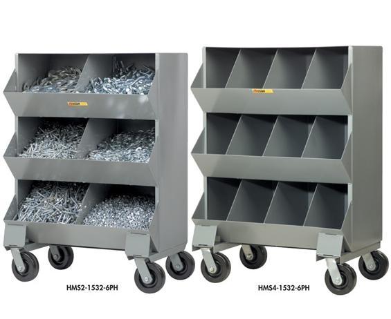 WELDED STEEL MOBILE STORAGE BINS