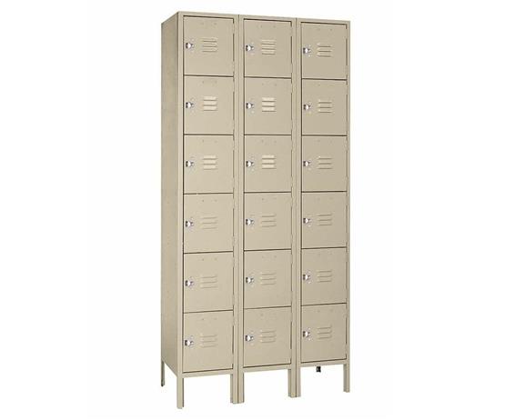 SIX TIER STEEL LOCKERS