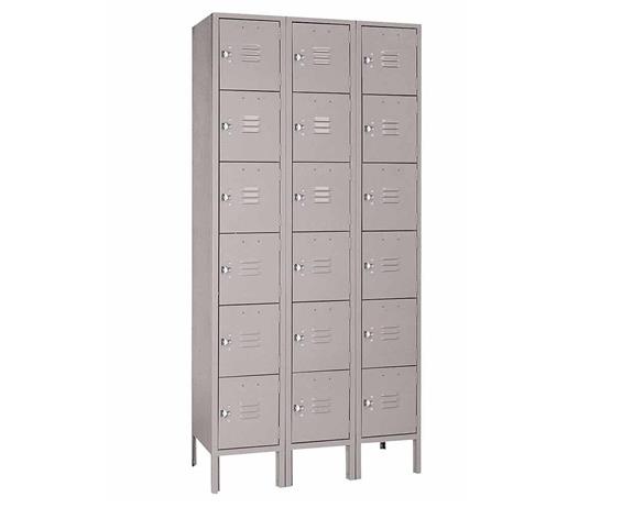 SIX TIER STEEL LOCKERS