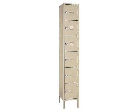 SIX TIER STEEL LOCKERS