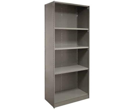 BEADED POST INDUSTRIAL CLIP SHELVING