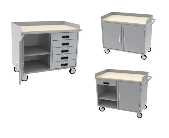 HEAVY DUTY MOBILE CABINET WORKBENCHES