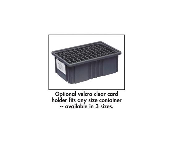 CARD HOLDERS FOR DIVIDABLE GRID CONTAINER
