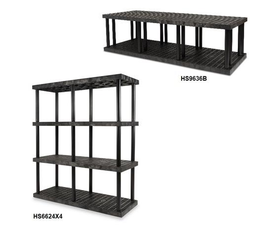 DURA-SHELF&#174; PLASTIC BULK SHELVING