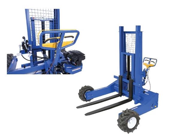 ALL TERRAIN PALLET TRUCK WITH GAS POWERED DRIVE &amp; LIFT