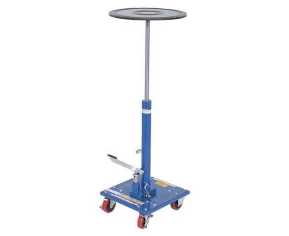 HYDRAULIC POST TABLES WITH ROUNDED TOPS