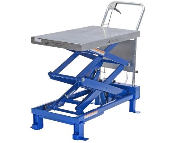 FOOT PUMP SCISSOR LIFT TABLES