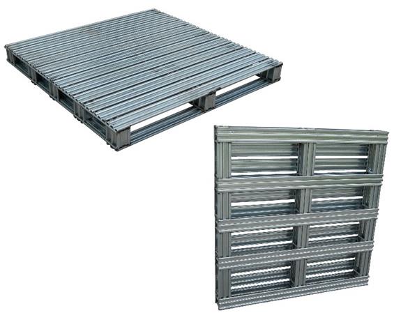 STEEL PALLETS WITH HOT-DIPPED GALVANIZED FINISH