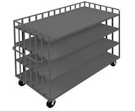 OPEN PORTABLE SHELF CART