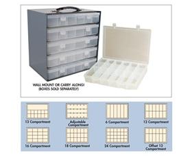 PLASTIC BOXES &amp; STEEL RACKS