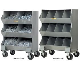 WELDED STEEL MOBILE STORAGE BINS