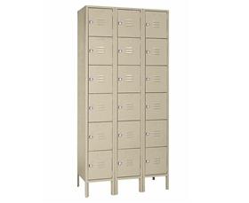 SIX TIER STEEL LOCKERS