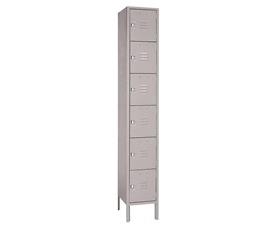 SIX TIER STEEL LOCKERS