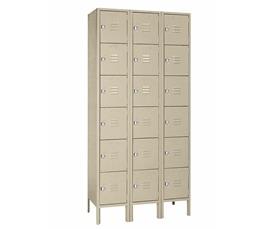 SIX TIER STEEL LOCKERS