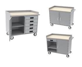 HEAVY DUTY MOBILE CABINET WORKBENCHES