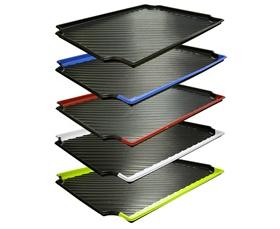 CONTAINMENT TRAYS FOR DURA-SHELF&#174; PLASTIC BULK SHELVING 