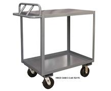 ROLLING STOCK CART WITH ERGONOMIC HANDLE