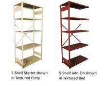 V-GRIP™ OPEN SOLID SHELVING - 84"H