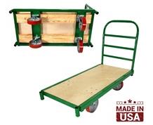 STEEL-BOUND PLATFORM TRUCK