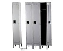 TENNSCO DURABLE STEEL LOCKERS - SINGLE TIER